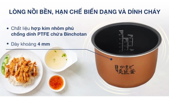  Nồi Cơm Điện Tử Toshiba RC-18DR5UVN