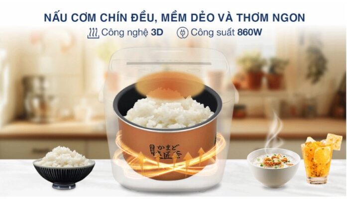  Nồi Cơm Điện Tử Toshiba RC-18DR5UVN