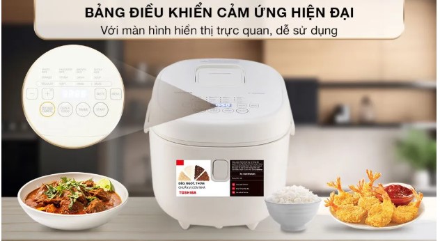 nồi cơm điện tử Toshiba RC-18DR4TVN