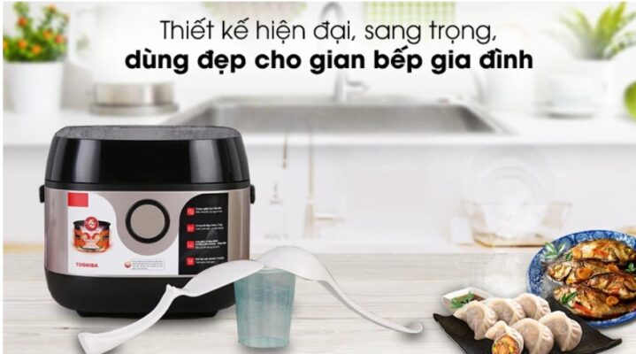 Nồi cơm điện tử cao tần Toshiba RC-10IX1PV