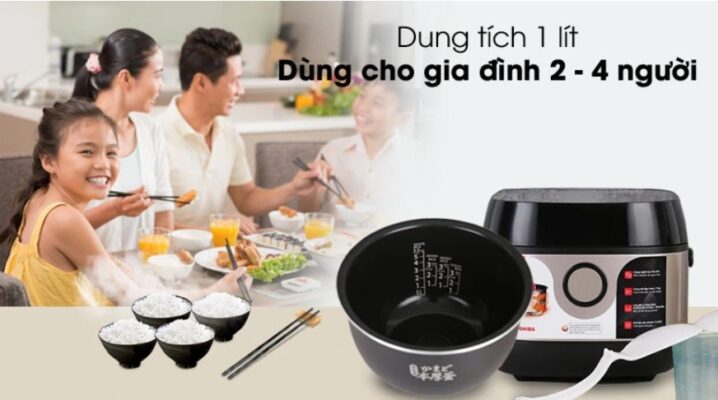 Nồi cơm điện tử cao tần Toshiba RC-10IX1PV