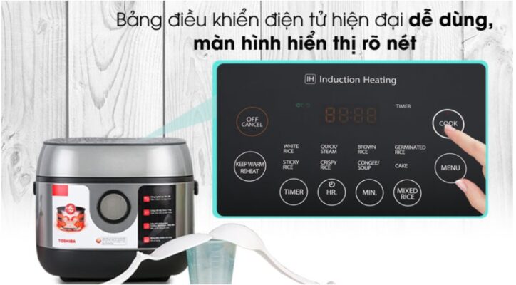 Nồi Cơm Điện Tử Cao Tần Toshiba RC-10IP1PV