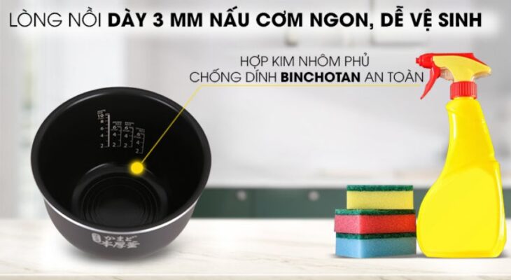 nồi cơm điện tử cao tần Toshiba RC-18IP1PV