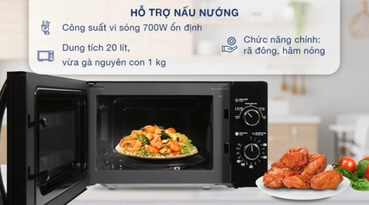 Lò vi sóng Toshiba với đa dạng chức năng 