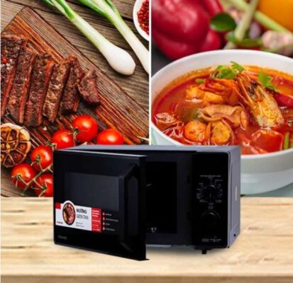Chức năng Nướng của Lò Vi Sóng Có Nướng Toshiba