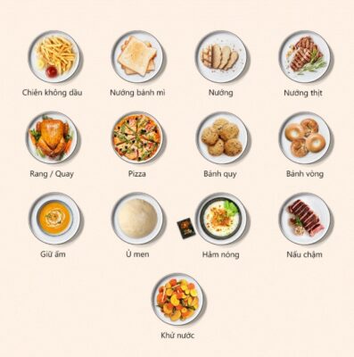 lò chiên không dầu Toshiba