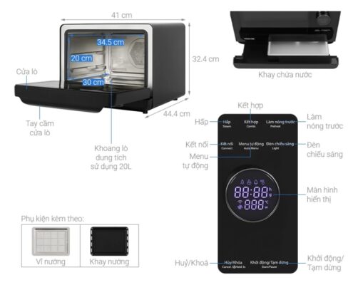 Lò Nướng Hấp thông minh Toshiba