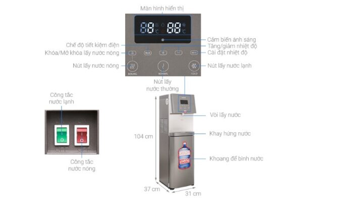 Cây Nước Nóng Lạnh Toshiba