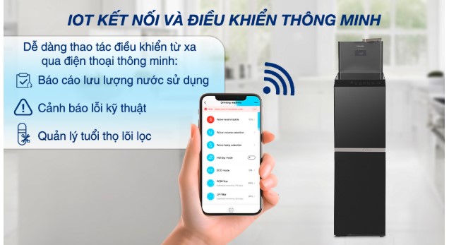 Máy Lọc Nước Nóng Lạnh RO Toshiba