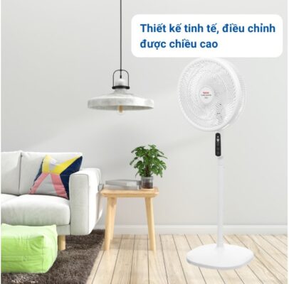 Quạt đứng Tefal với thiết kế tinh tế và chất liệu bền bỉ