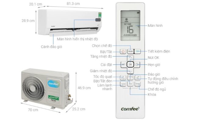 Máy Lạnh Comfee Inverter