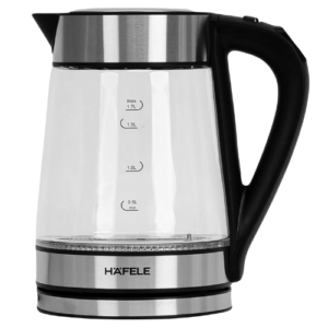 Ấm siêu tốc Hafele T-602C 1,7L/ 535.43.732 (thủy tinh)