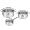 Bộ 3 nồi inox Tefal Duetto Plus 16/20/24 (G719S674)