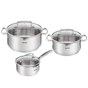 Bộ 3 nồi inox Tefal Duetto Plus 16/20/24 (G719S674)