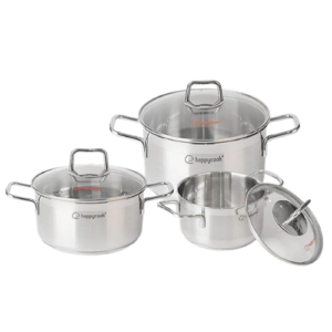 Bộ nồi inox 5 đáy Happy Cook Penta HCS-PT06